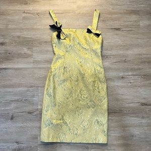 Vintage Dolce & Gabanna gold cocktail dress